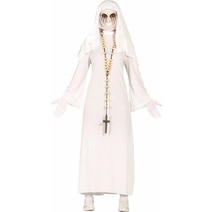 Halloween - Spookachtige horror scary nonnen/zusters Halloween verkleedkleding kostuum voor dames XL/XXL