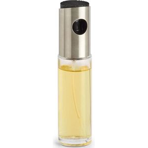 1x Glazen azijn/olie flesjes met sproeikop 100 ml - Zeller - Keuken/kookbenodigdheden - Tafel dekken - Azijnsprayflesjes - Oliesprayflesjes - Olie/azijn verstuivers