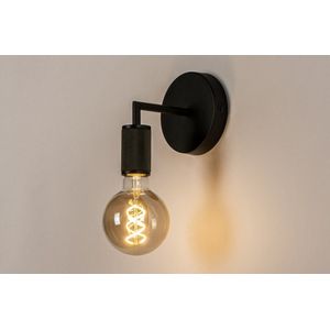 Lumidora Wandlamp 74314 - E27 - Zwart - Metaal