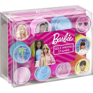 Totum Barbie 12 stempels zelfinktend - speelgoed meisjes junior vanaf 3 jaar - stempelen knutselen