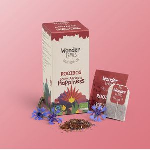 Wonder Leaves - Bio Rooibos - 100% Biologisch - 25 Theezakjes
