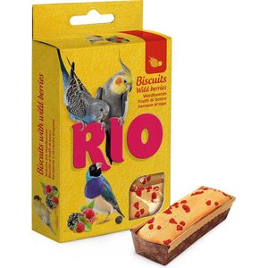 RIO Biscuits met wilde bessen voor alle soorten vogels 5x7 gram