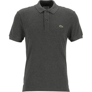 Lacoste Slim Fit polo - donkergrijs melange - Maat: XXL