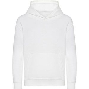 Kids Organic Hoodie Maat 9/11 (L) (Arctic White)