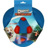 Chuckit! Fetch Flight - Hondenspeelgoed - Hondenspeeltje - Frisbee - Duurzaam rubber - 24 cm - Oranje/Blauw