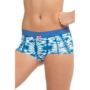 Boobs & Bloomers meisjes hipster Blue Tie Dye - L - Blauw