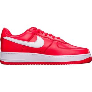 Nike Air Force 1 Low '07 Retro Color of the Month University Red White - FD7039-600 - Maat 45 - WIT - Schoenen
