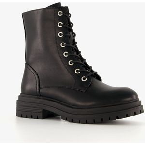 Blue Box dames veterboots zwart - Maat 40