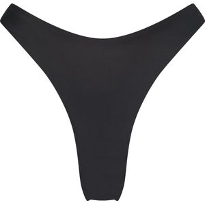 Hunkemöller Luxe high leg Dames Bikinibroekje - Zwart - Maat S