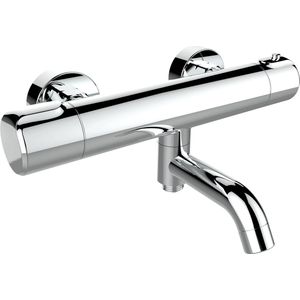 Plieger Voda - Badthermostaat - draaibare uitloop - HOH 15cm - Chroom