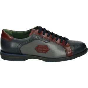 Galizio Torresi 314038 - Heren sneakersHeren veterschoenVrije tijdsschoenen - Kleur: Blauw - Maat: 42
