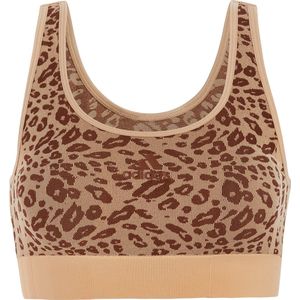 Adidas Sport Scoop Lounge Bra Dames Beha - Animal Print - Maat XL