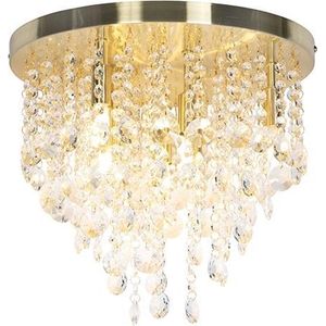 QAZQA medusa - Art Deco Plafondlamp - 7 lichts - L 0 mm - Goud/messing - Woonkamer | Slaapkamer | Keuken