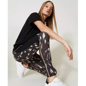 Twinset Legging met print en kant 10331 ST ANIMA XS