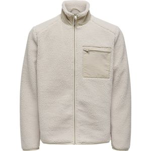 Only & Sons Jas Onsdallas Sherpa Jacket Otw Vd 22025599 Silver Lining Mannen Maat - M