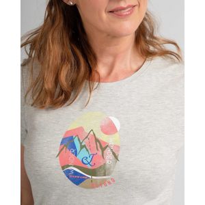 Evy t-shirt Dames | Bio Katoen
