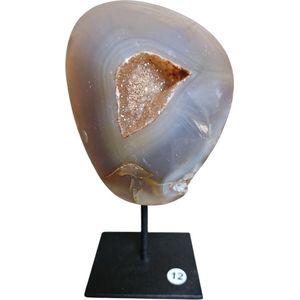 Agaat Geode op standaard nr.12 (13.5cm)