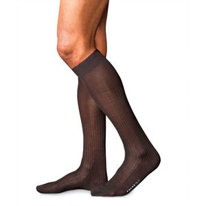 FALKE No. 10 Pure Fil d Ecosse herensokken - bruin (brown)