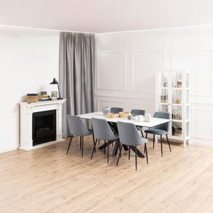 Eetkamerstoel Ingel Grijs Loyd - Giga Living - Set van 4