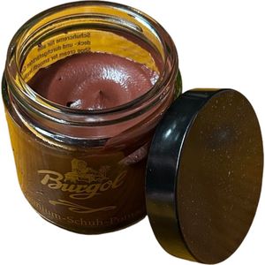 Burgol Shoe Pomade - Kleuropfrissende en verzorgende schoencrème - 100ml - (005) Kastanje