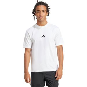adidas Sportswear Essentials Small Logo Single Jersey T-shirt - Heren - Wit