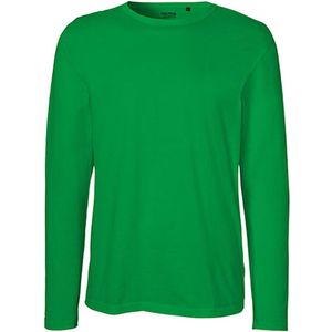 Men´s Long Sleeve T-Shirt met ronde hals Green - M