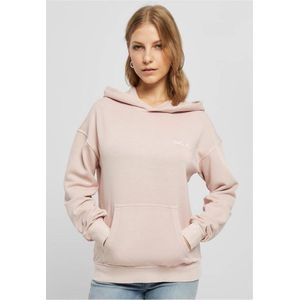 Urban Classics - Small Embroidery Terry Hoodie/trui - S - Roze