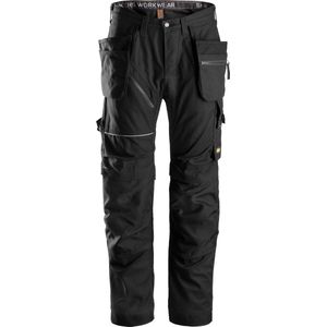 Snickers 6215 RuffWork, Katoen Werkbroek+ met Holsterzakken - Zwart/Zwart - 50