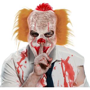 Halloween Masker - Killer Clown Masker - Halloween Kostuum / Costume - Volwassenen - Enge Verkleedkleding Volwassenen