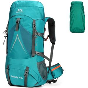 Avoir Avoir®-Backpack – 60L – Groen– Hiking Rugzak voor Wandelen en Kamperen – incl. Regenhoes en Drinksysteem – Apart Schoenopbergvak – Reflecterende Strip – Duurzaam Nylon – Lichtgewicht – Bestand tegen Ruige Omstandigheden – Regen – bol.com