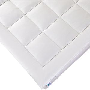Homescapes - Wollen Matrasoplegger - Diep Comfort - 160x200 cm