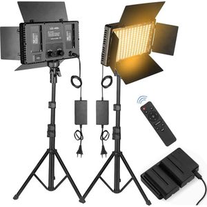Bouya Fotolamp - Studiolampen - Foto Lamp - Licht - Fotografie Studio - Lampen - Led - U800