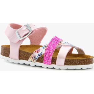 Hush Puppies meisjes bio sandalen roze glitters - Maat 28
