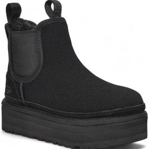 Ugg Meisjes Laars Zwart 1143710K/BLK Neumel Platform Chelsea