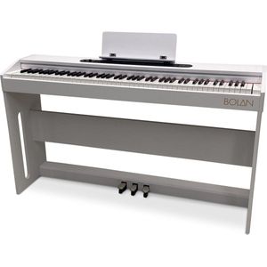 Bolan CP-1 digitale piano wit - home piano met meubel - beginnerspiano - elektrische piano 88 toetsen