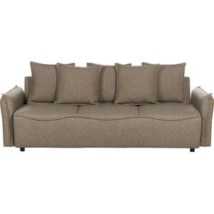 KRAMA - Slaapbank - Bruin - Polyester