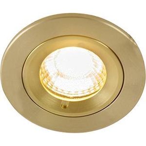 QAZQA xena - Moderne Inbouwspot voor badkamer - 1 lichts - Ø 7.9 cm - Goud -