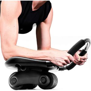 Buiktrainer Voor Thuis - Buikspiertrainer - Automatische Rebound Buikwiel - Twist-Sliders - Ligsteunplank - Buikweg - Fitness