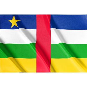 Vlag Centraal-Afrikaanse Republiek | Centraal-Afrikaanse republiek vlag | Alle Afrikaanse vlaggen | 52 soorten vlaggen | 200x100cm