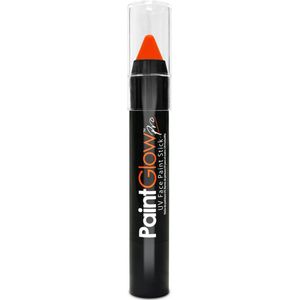 PaintGlow - UV Face & Body Paint Stick - Blacklight verf - Festival make up - Oranje