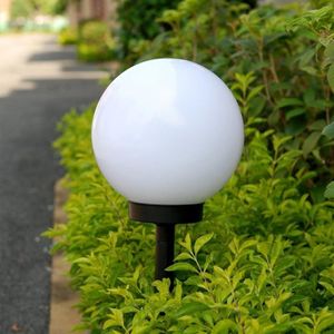 LED tuinbol 20cm - Solar - Wit