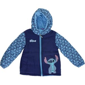 Disney Lilo en Stitch Winterjas - Blauw - Fleece gevoerd - Maat 110