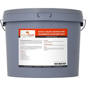 DCC PRO Isolerende Muurverf Matt - 2.5L - RAL 9002 | Grijswit