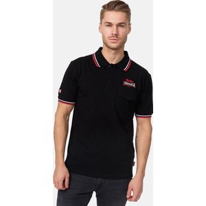 Lonsdale Polo Shirts Lynton Poloshirt schmale Passform Black-L