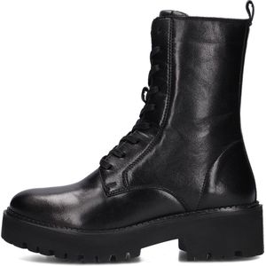 Omoda 16477 Veterboots - Laarzen Met Veters - Dames - Zwart - Maat 37