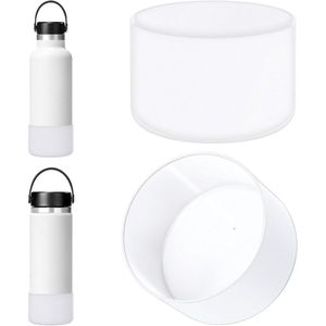 Allecto Plus - Beschermhoes voor Waterfles - Compatibel met brede en standaard monden - 12oz/14oz/16oz/18oz/20oz/21oz/24oz - Siliconen Flesbodemhoes - Flesbeschermer