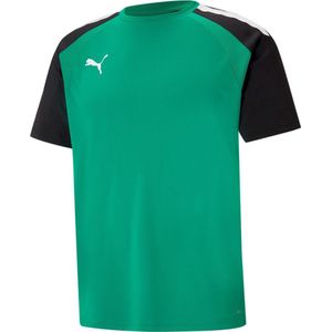 Puma Teampacer Shirt Korte Mouw Kinderen - Groen / Zwart | Maat: 164