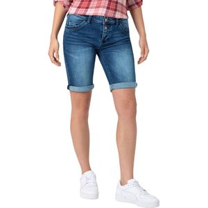TIMEZONE Dames Short Broeken SLIM NALITZ SHORT slim Fit Blauw W 27 Volwassenen