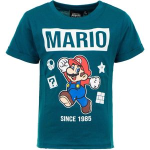 Super Mario t-shirt, shirt, kinderen, groen