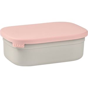 Beaba - Broodtrommel - Brooddoos - Lunchbox - RVS - Siliconen - Roze